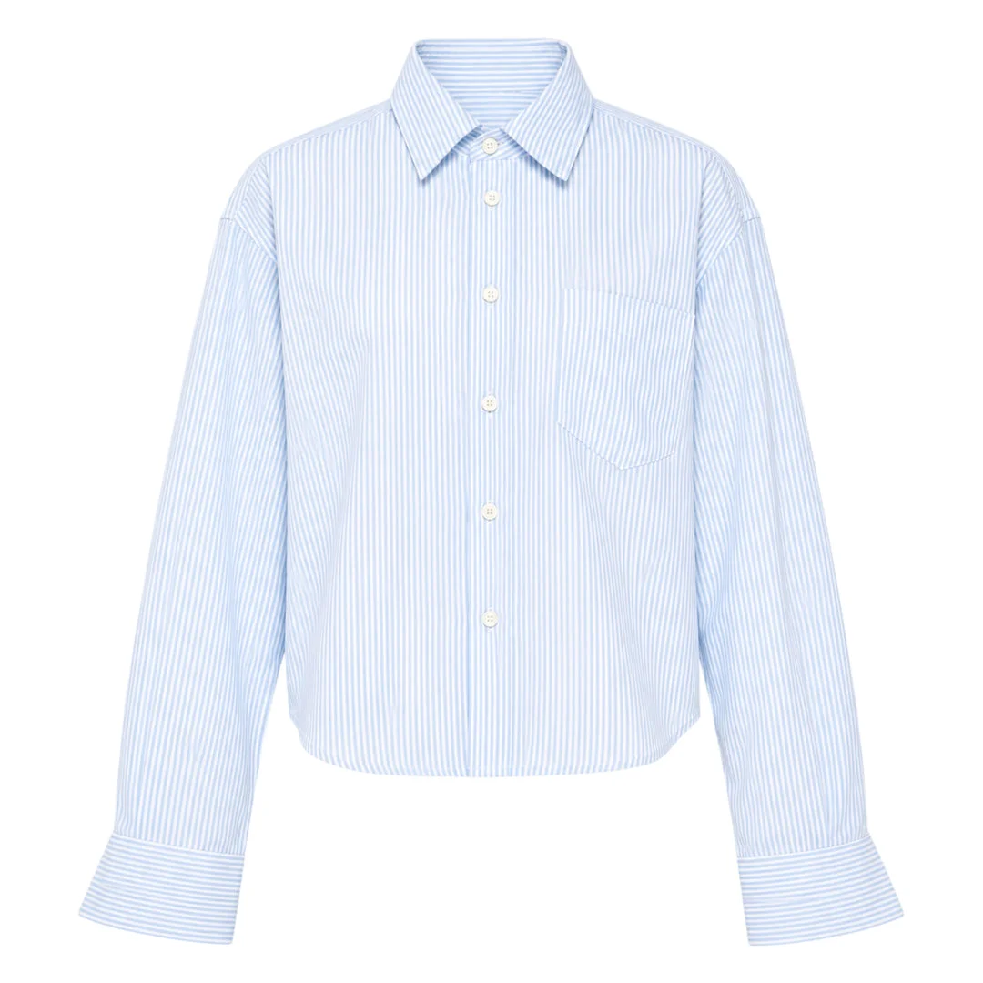 Cropped Classic Fit Shirt - 1