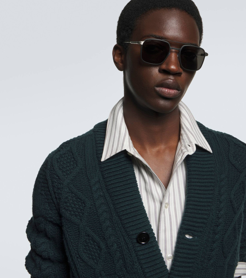 Cartier Santos De Cartier aviator sunglasses outlook