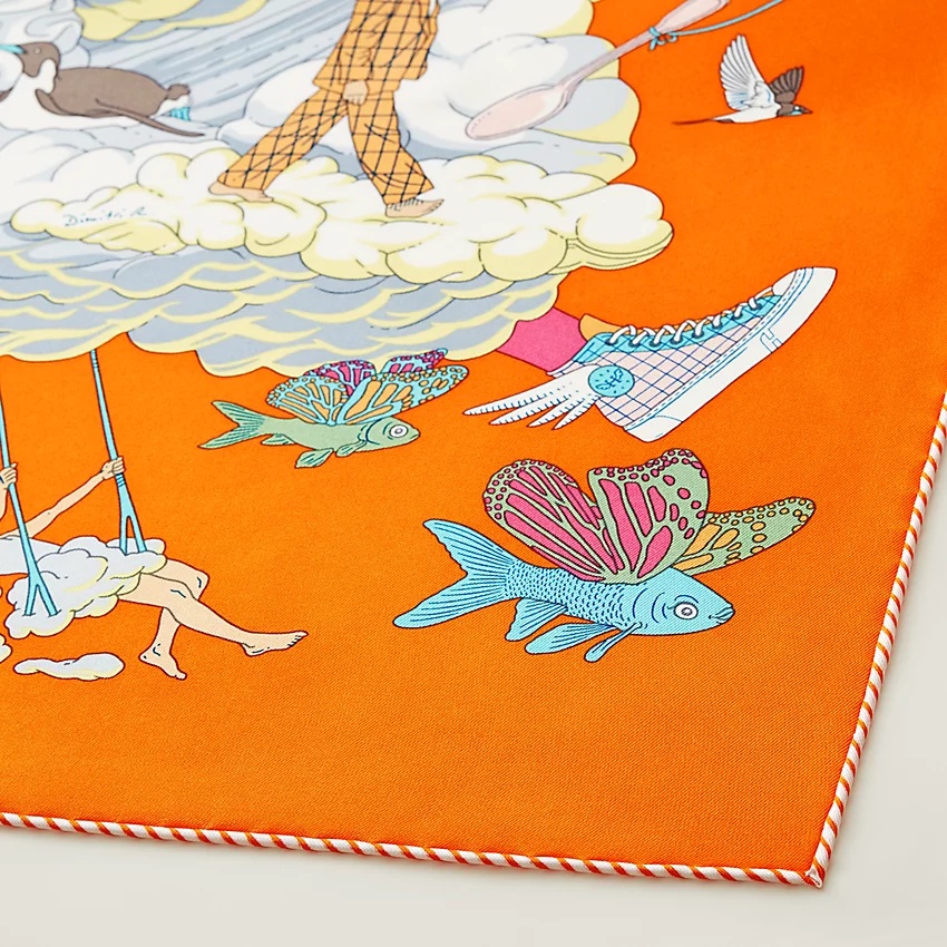 Sur Mon Nuage scarf 90 - 3