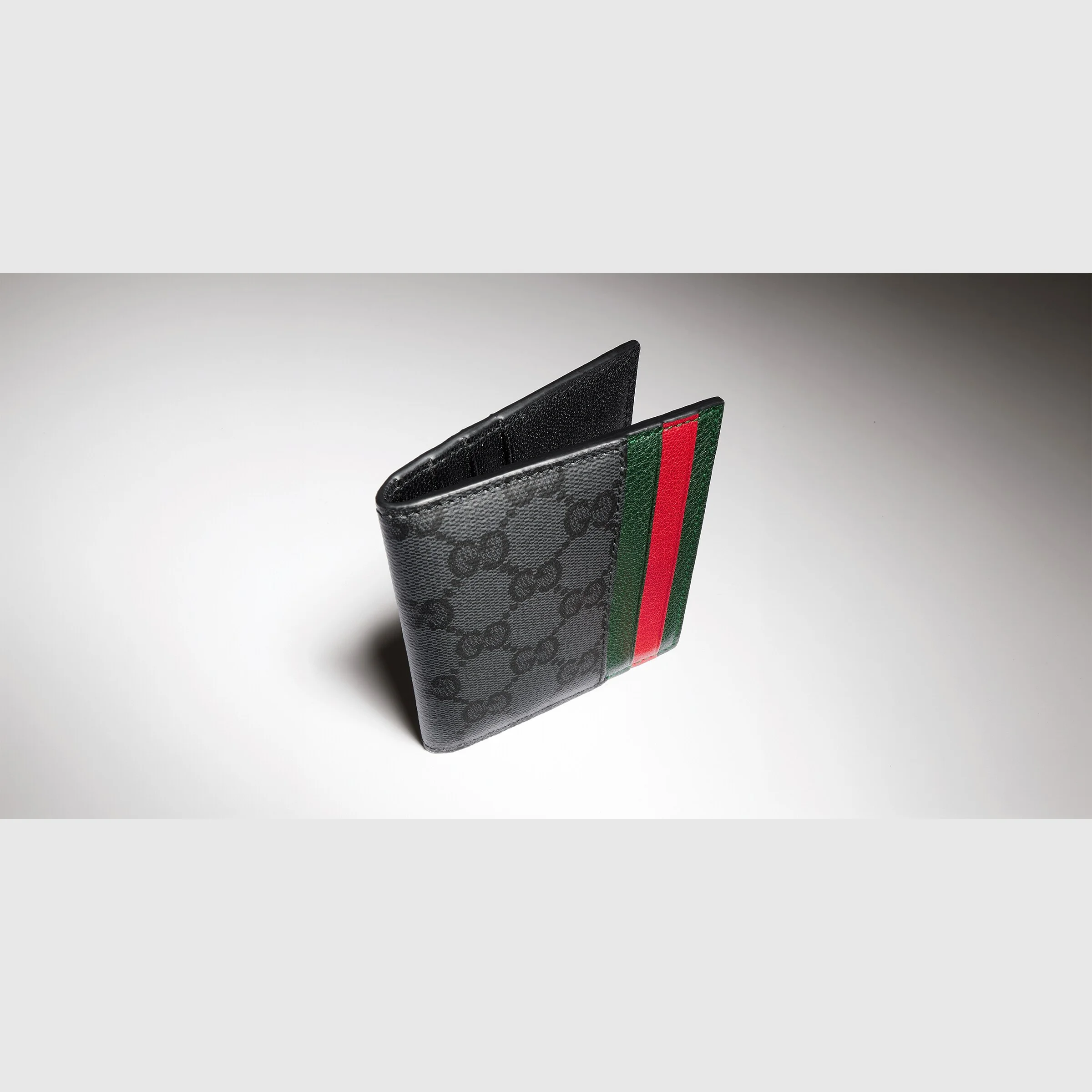 Bi-fold wallet with Web card slots - 1