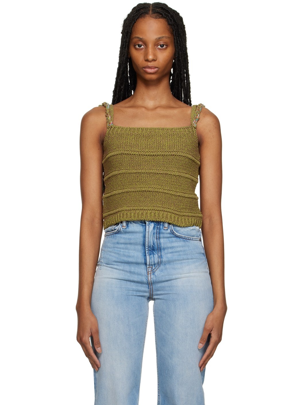 Green Montblanc Tank Top - 1