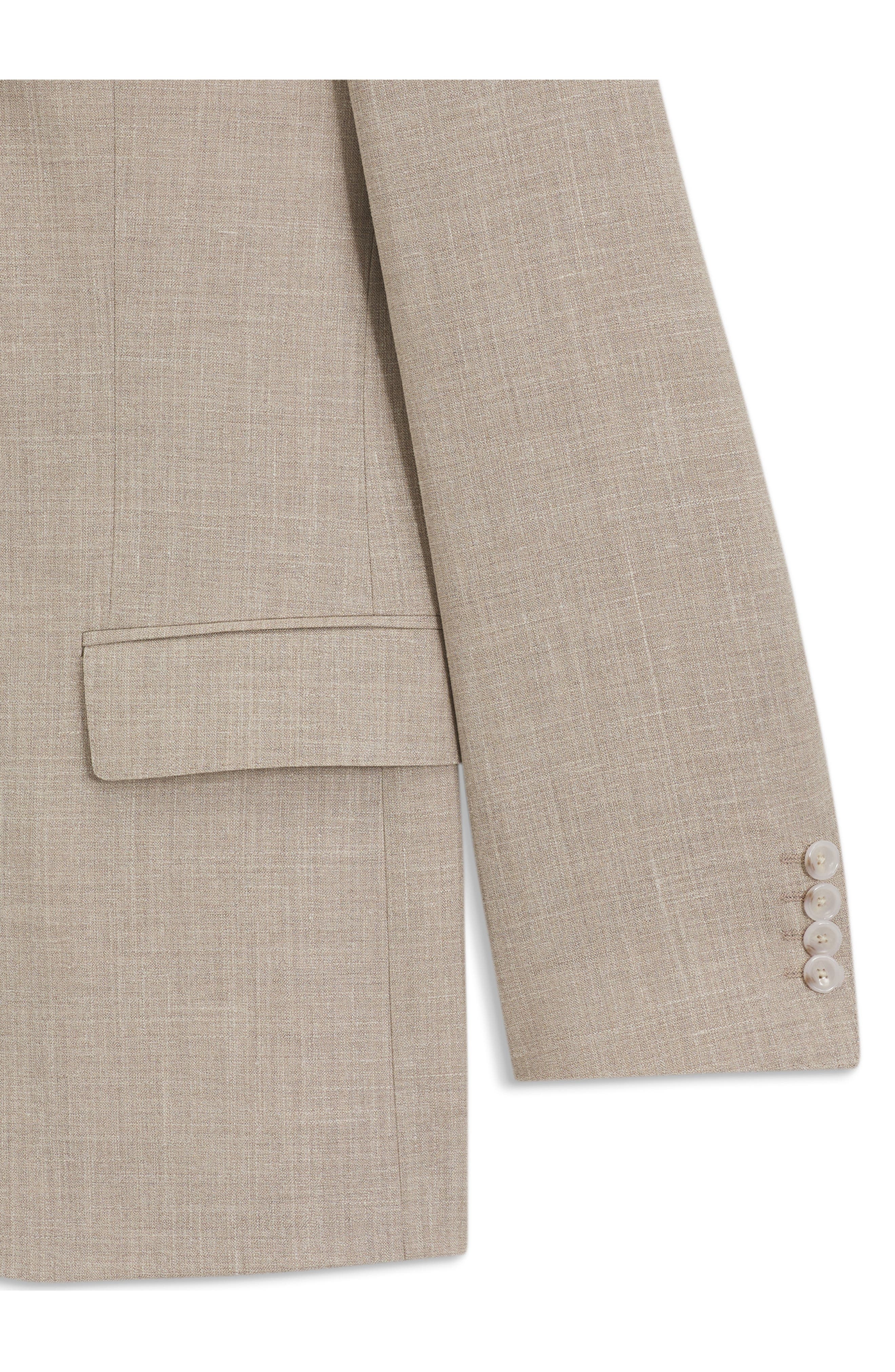 BOSS Tan Mélange Suit in Beige at Nordstrom - 7
