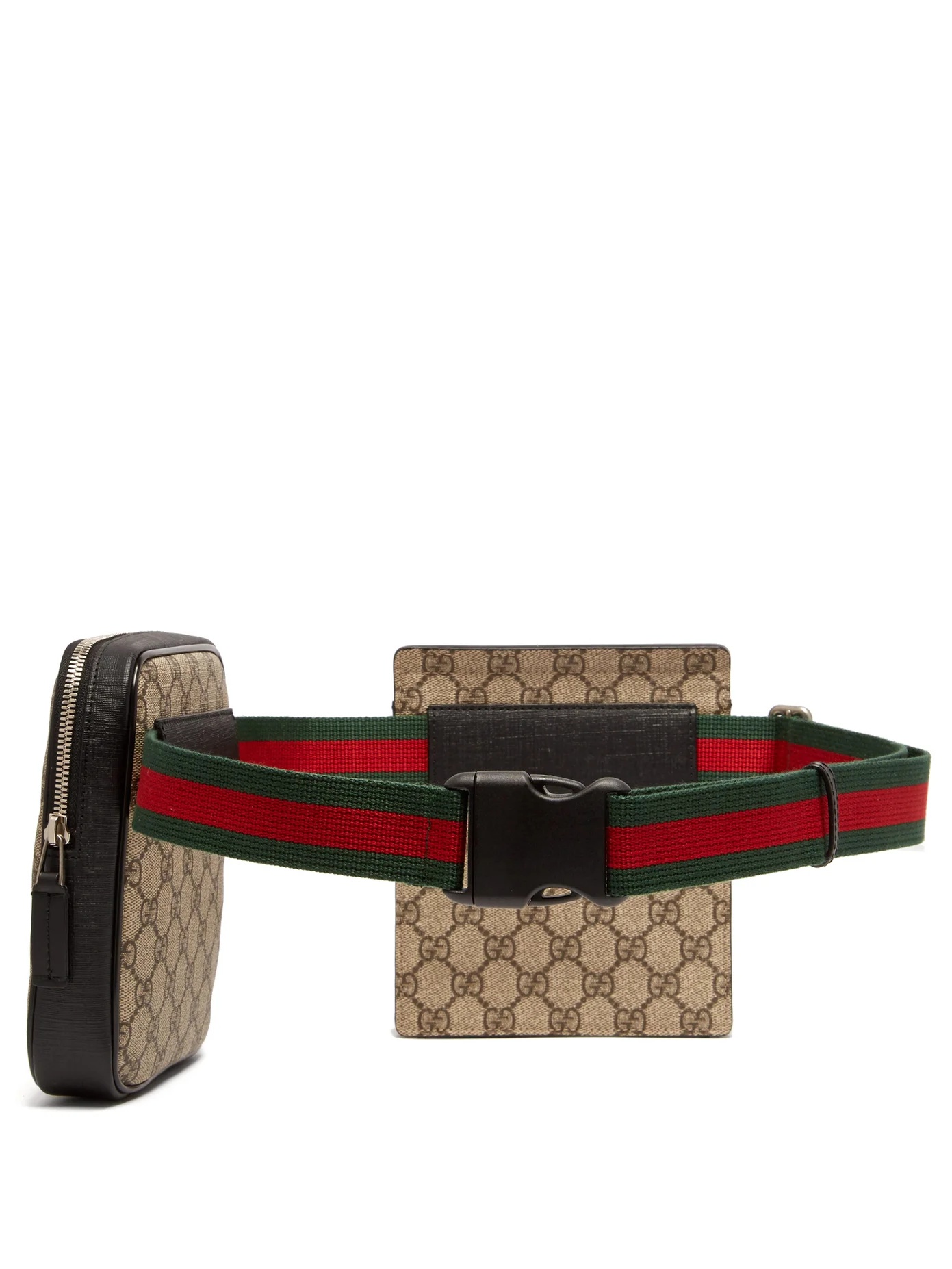 GG Supreme Web-striped belt bag - 4