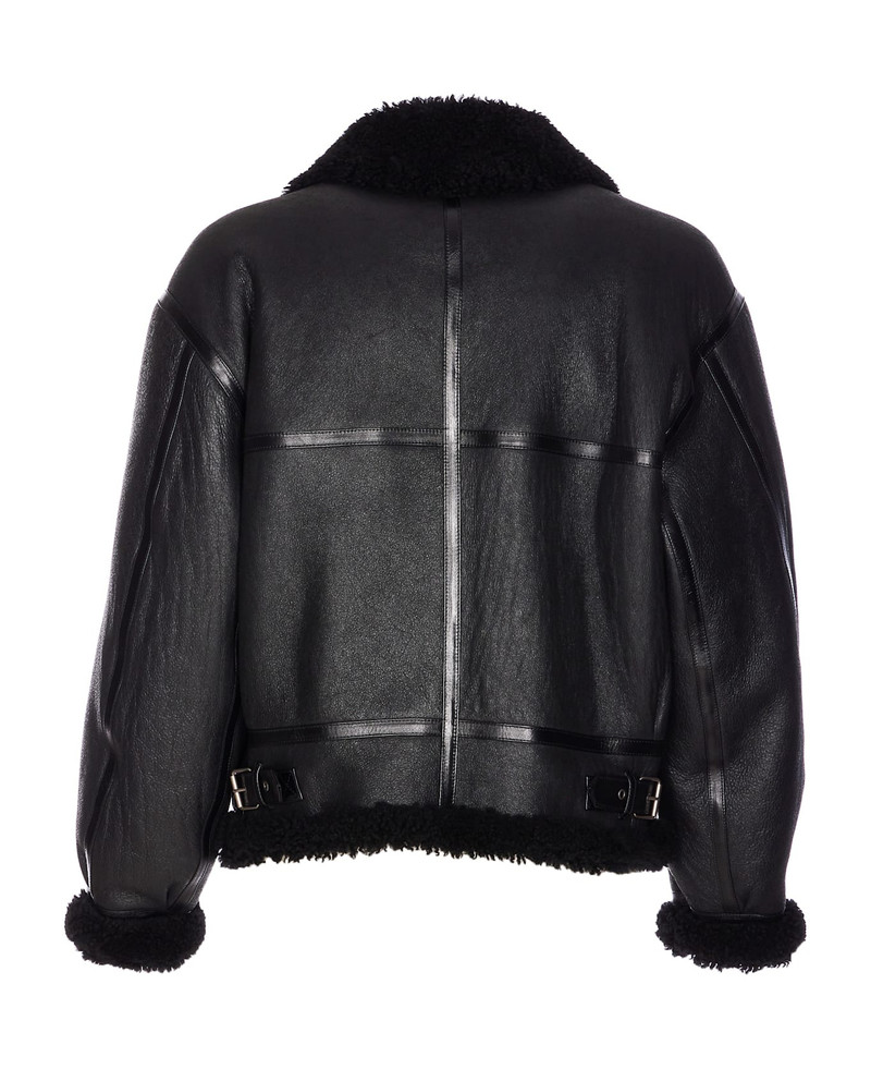 SAINT LAURENT Leather Bomber outlook
