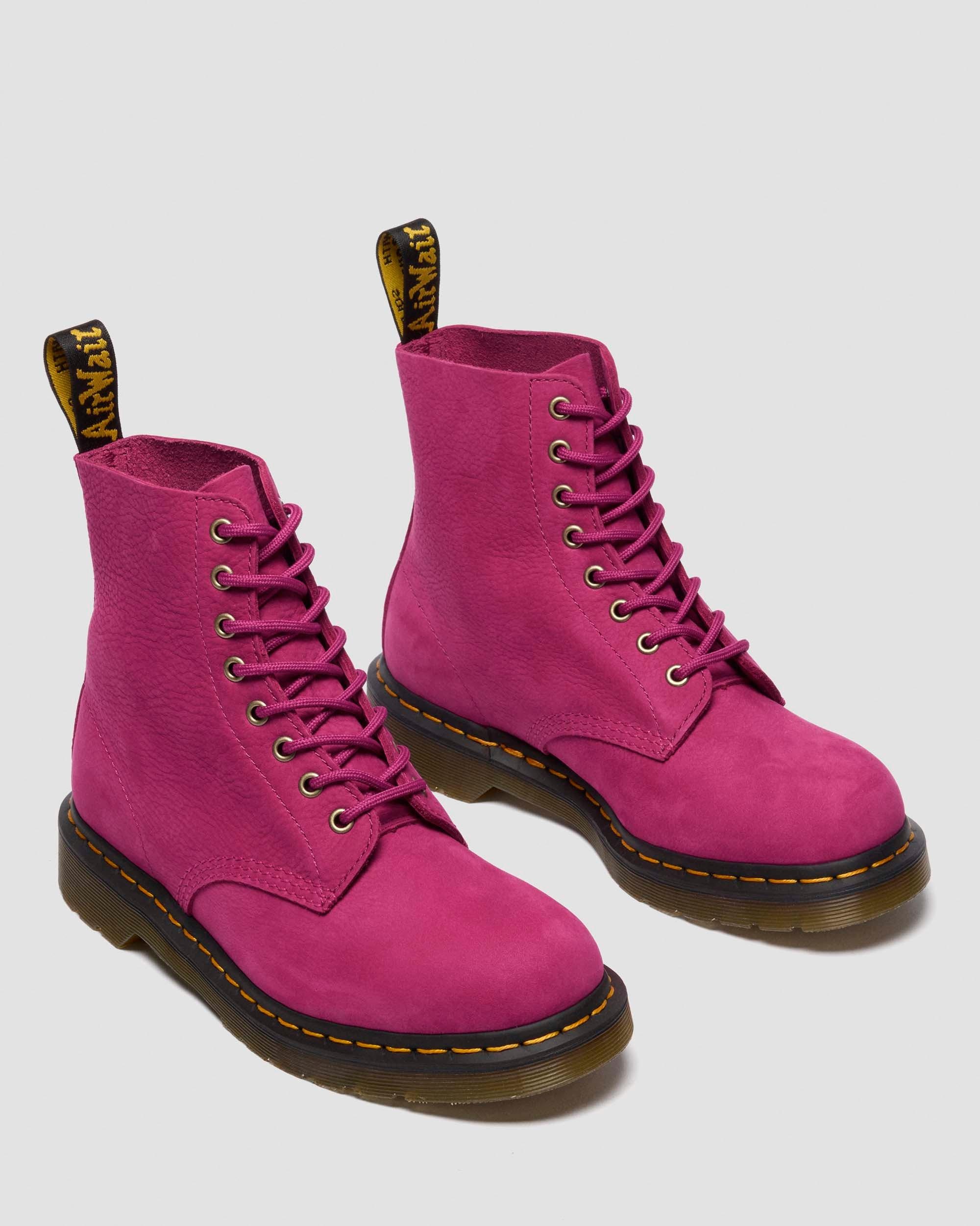 1460 Milled Nubuck Lace Up Boots - 5