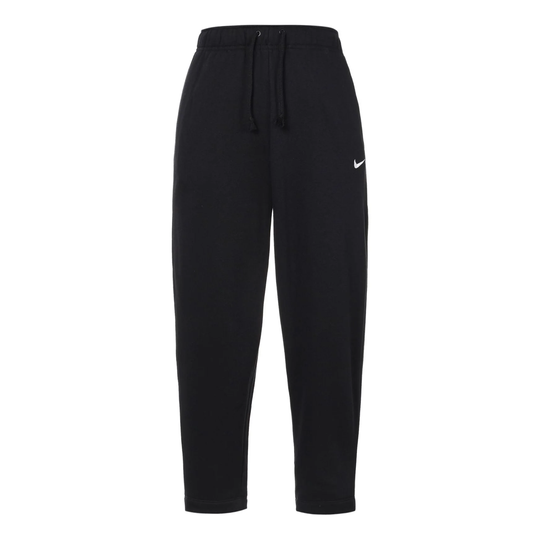 (WMNS) 나이키 스포츠웨어 컬렉션 Essentials 곡선 바지 검정 DD5637-010 - 1