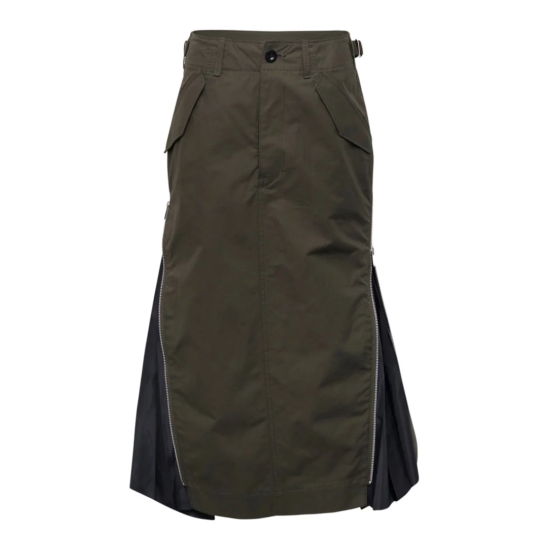 Cotton Weather Midi Skirt - 1