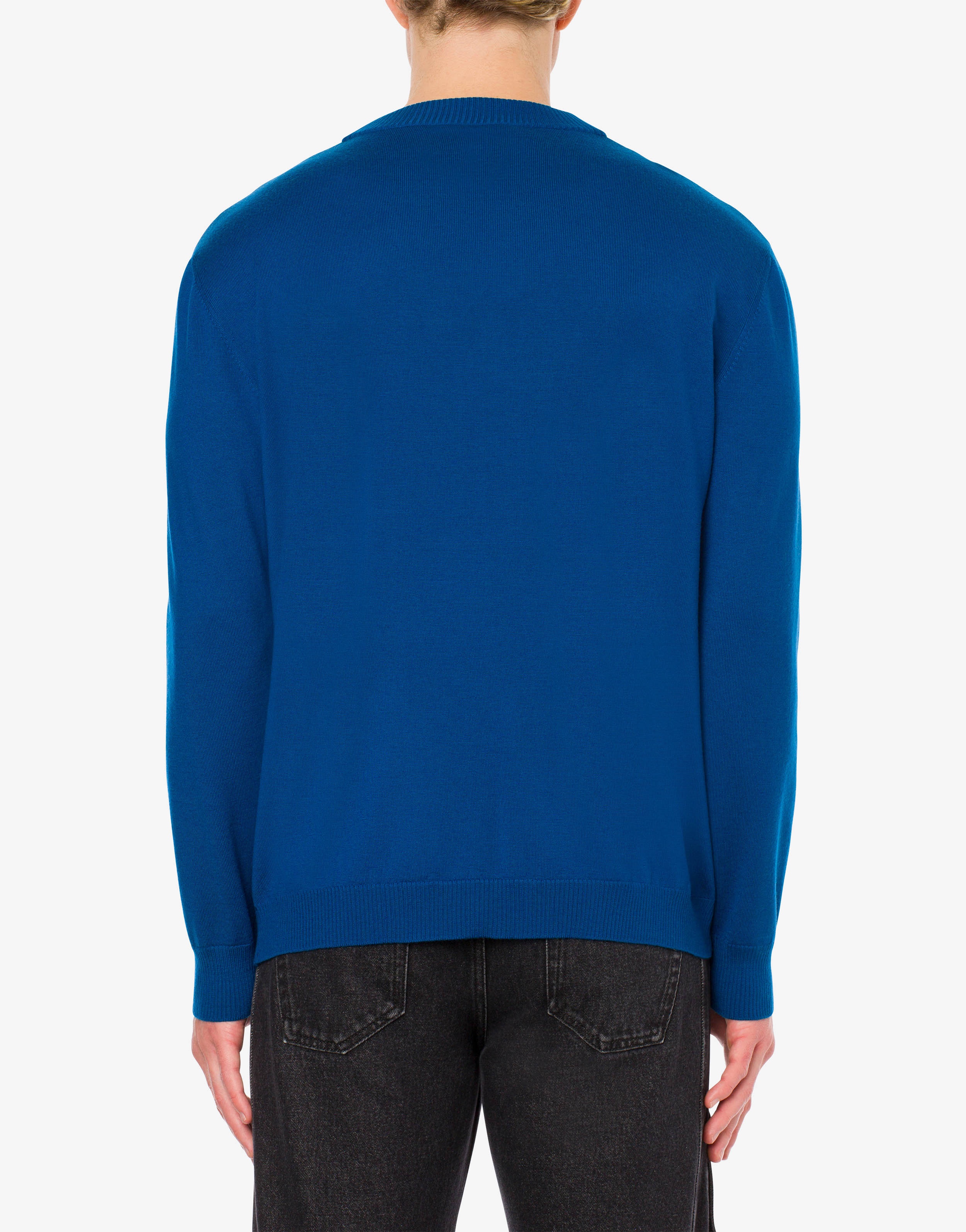 MOSCHINO VARSITY WOOL CARDIGAN - 3