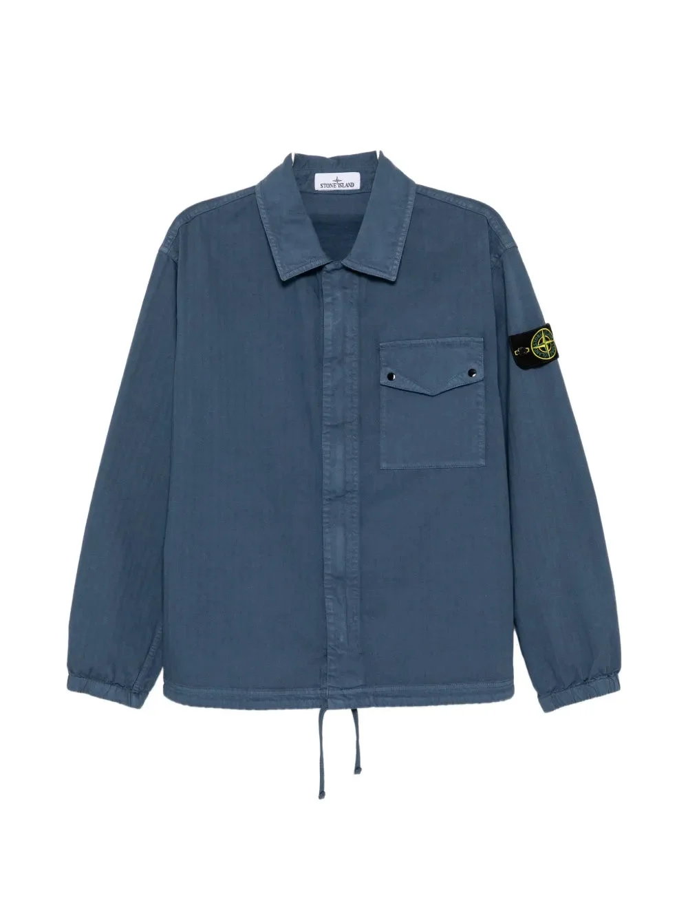 COMPASS-PATCH HERRINGBONE SHIRT - 1
