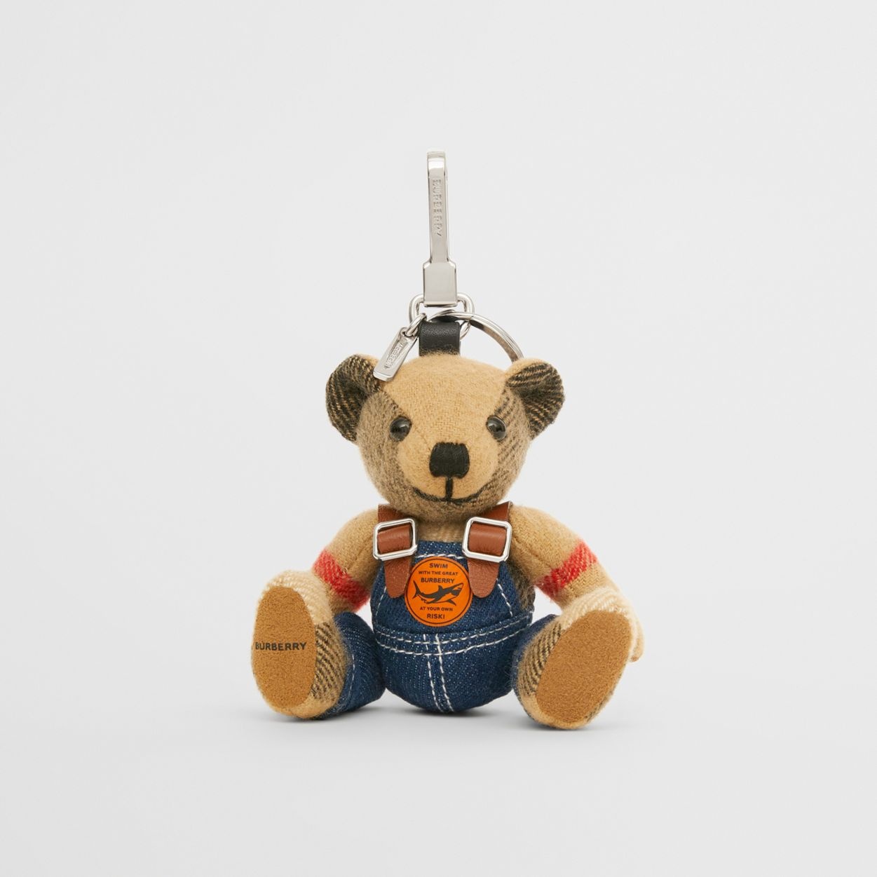 Thomas Bear Charm in Denim - 3