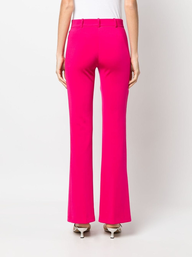 front-split slim-fit trousers 4
