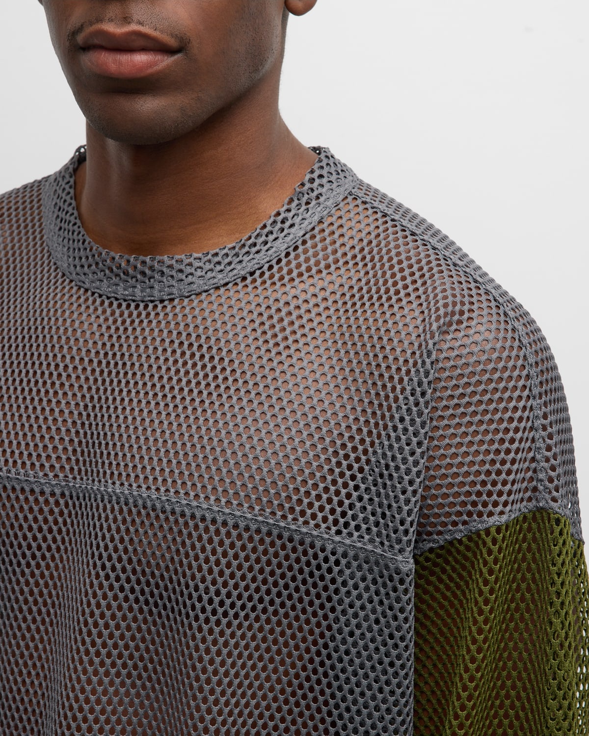 Men's Henland Bicolor Mesh T-Shirt - 5