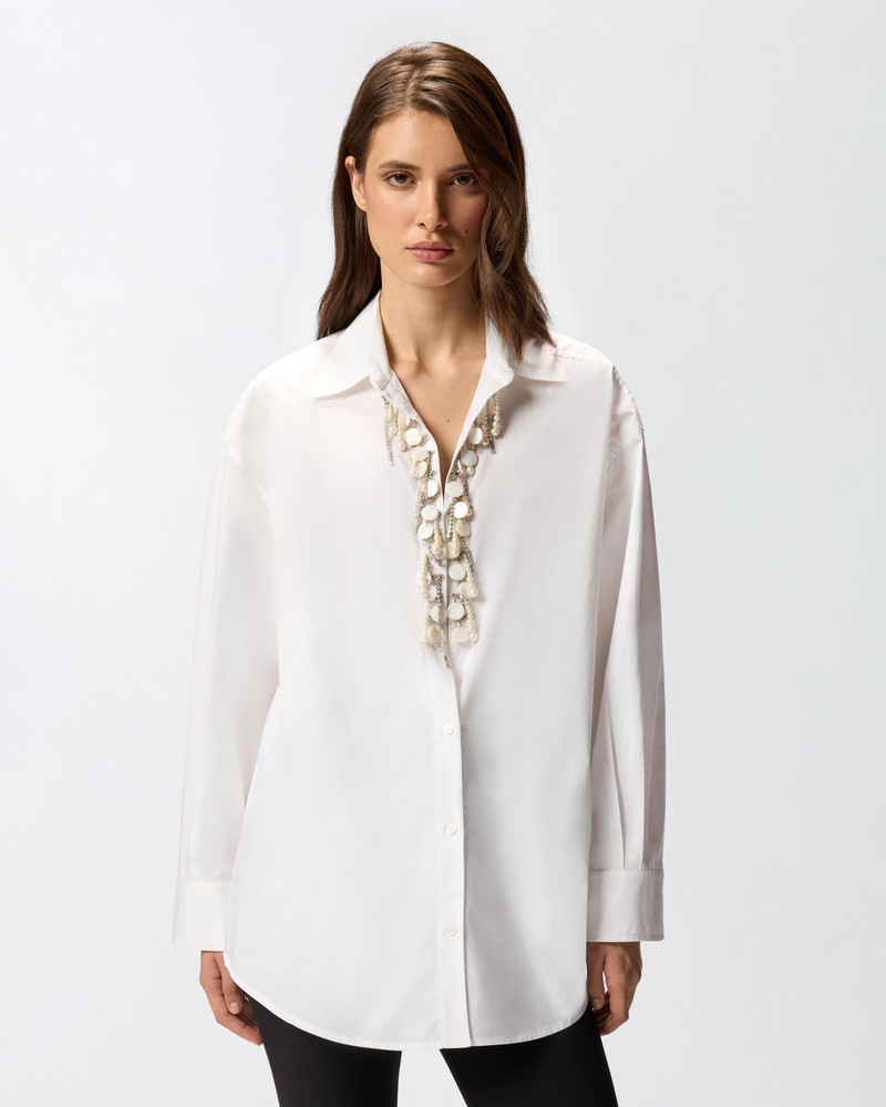 SHIRT WITH BEJEWELLED APPLIQUÉS 3