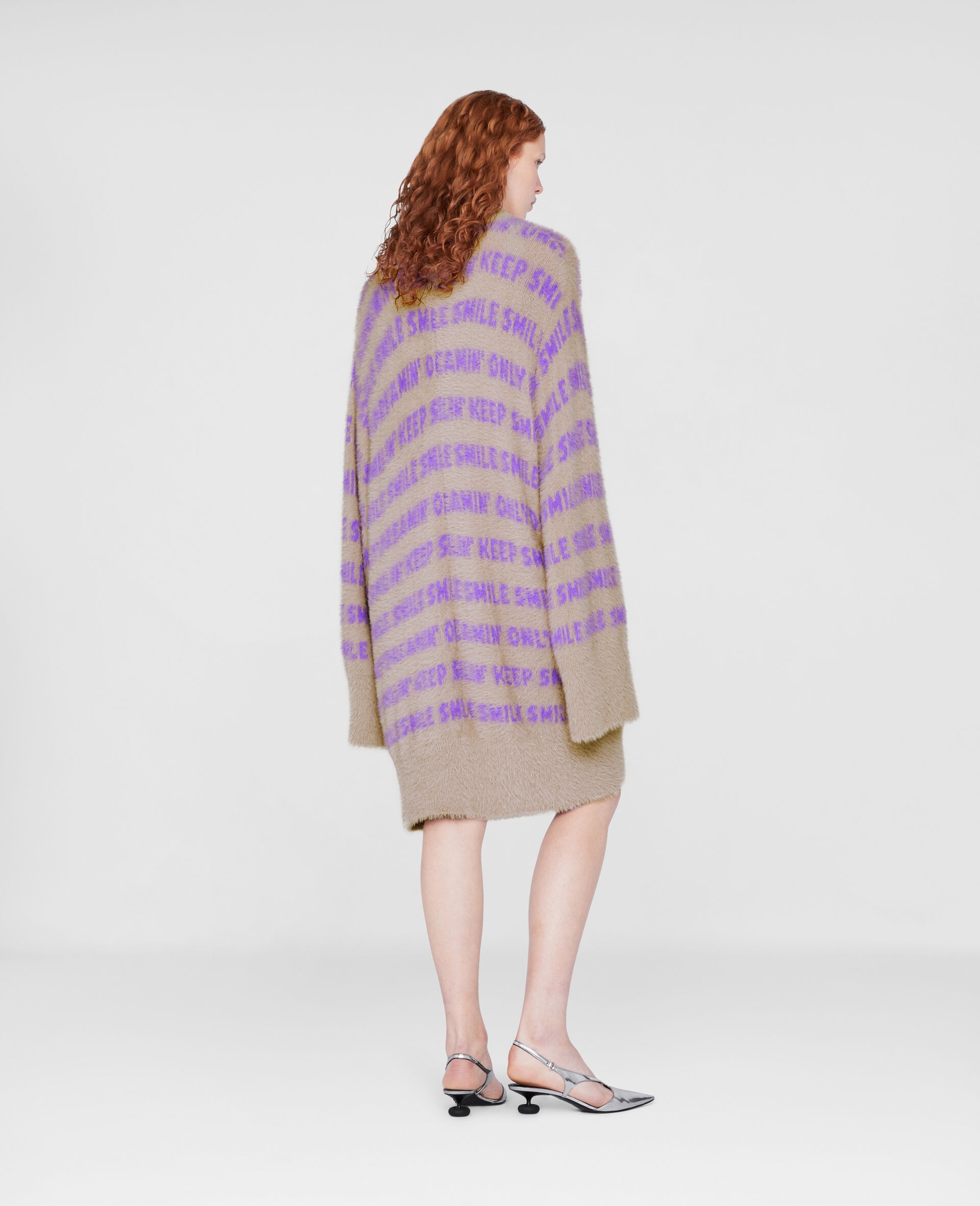 Jacquard Knit Cardigan - 3