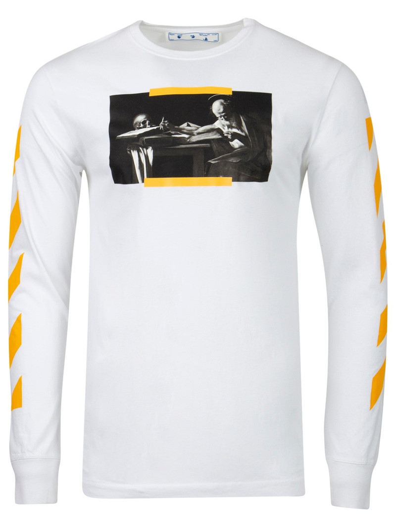 Caravaggio Painting Long-sleeve Tee White - 1