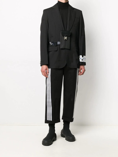 Off-White strap fastening blazer outlook