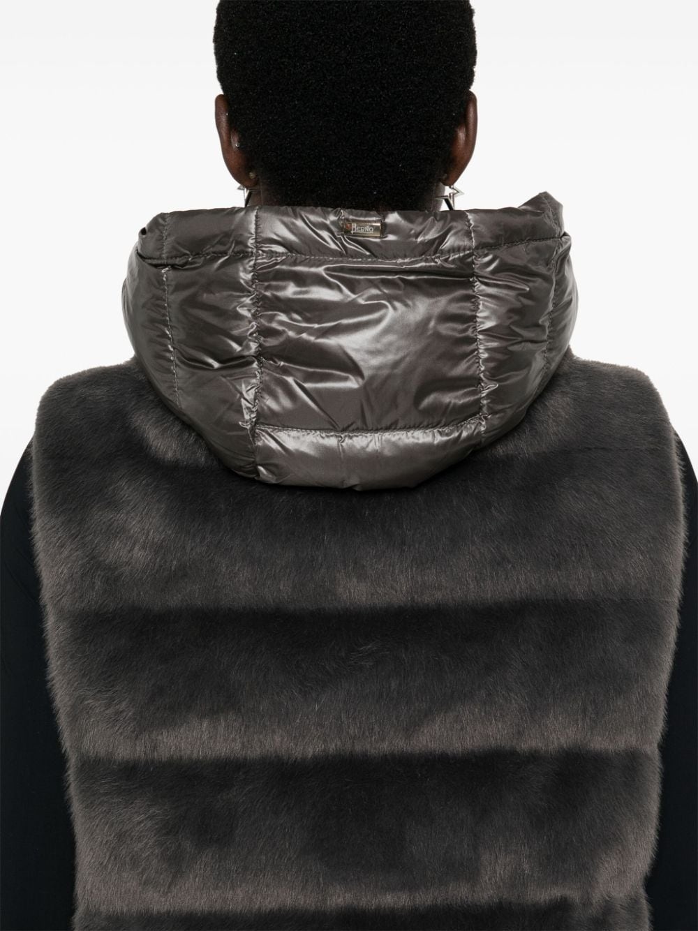 faux-fur hooded jacket - 5