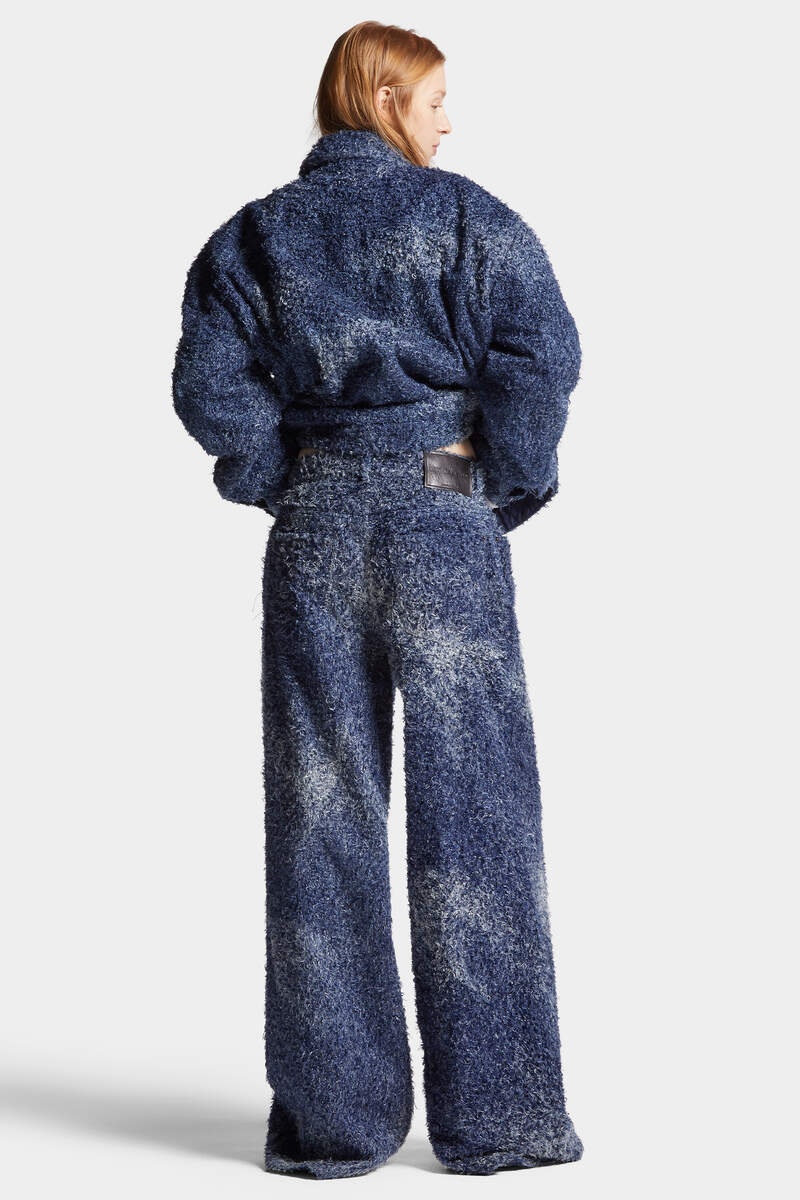 FURRY DENIM TRAVELLER JEANS - 4