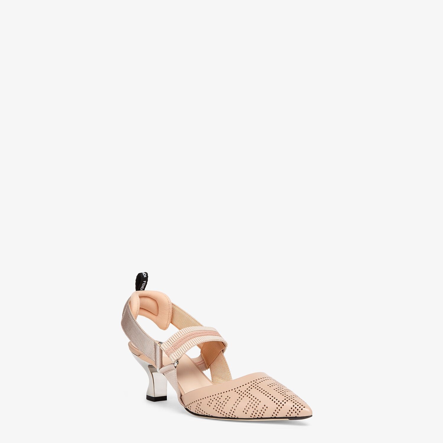 Pink leather Colibrì slingbacks - 2