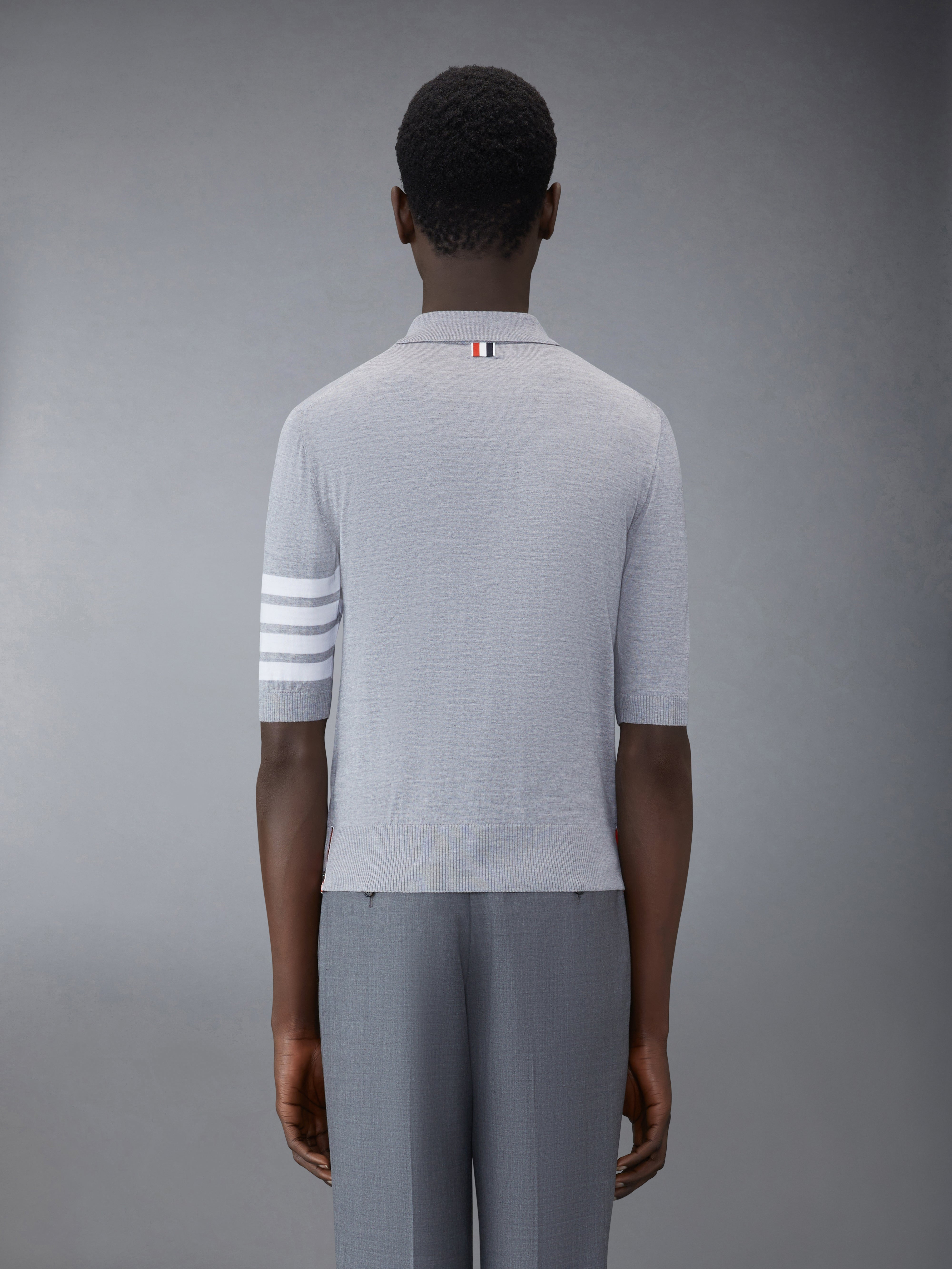 SHORT SLEEVE POLO IN SUSTAINABLE FINE MERINO WOOL - 2