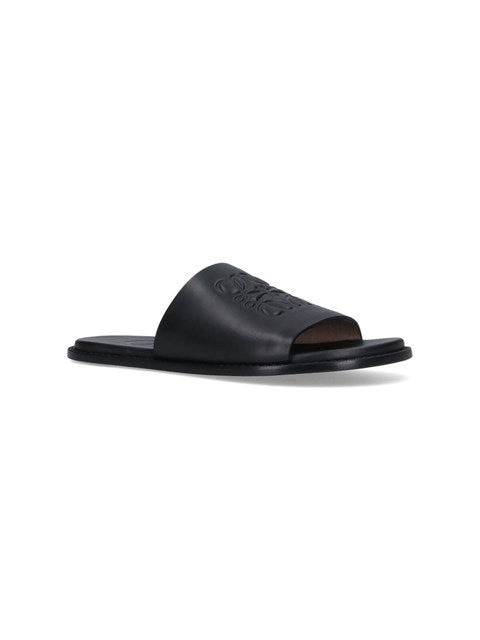 Loewe Paula's Ibiza Men "Anagram Flex" Slide Sandals - 2