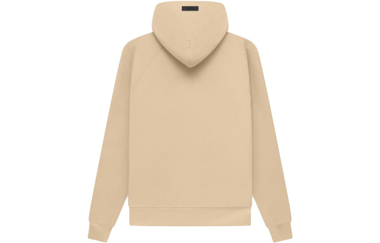 Fear of God Essentials SS23 waffle raglan Hoodie 'Sand' FOG-SS23-035 - 2