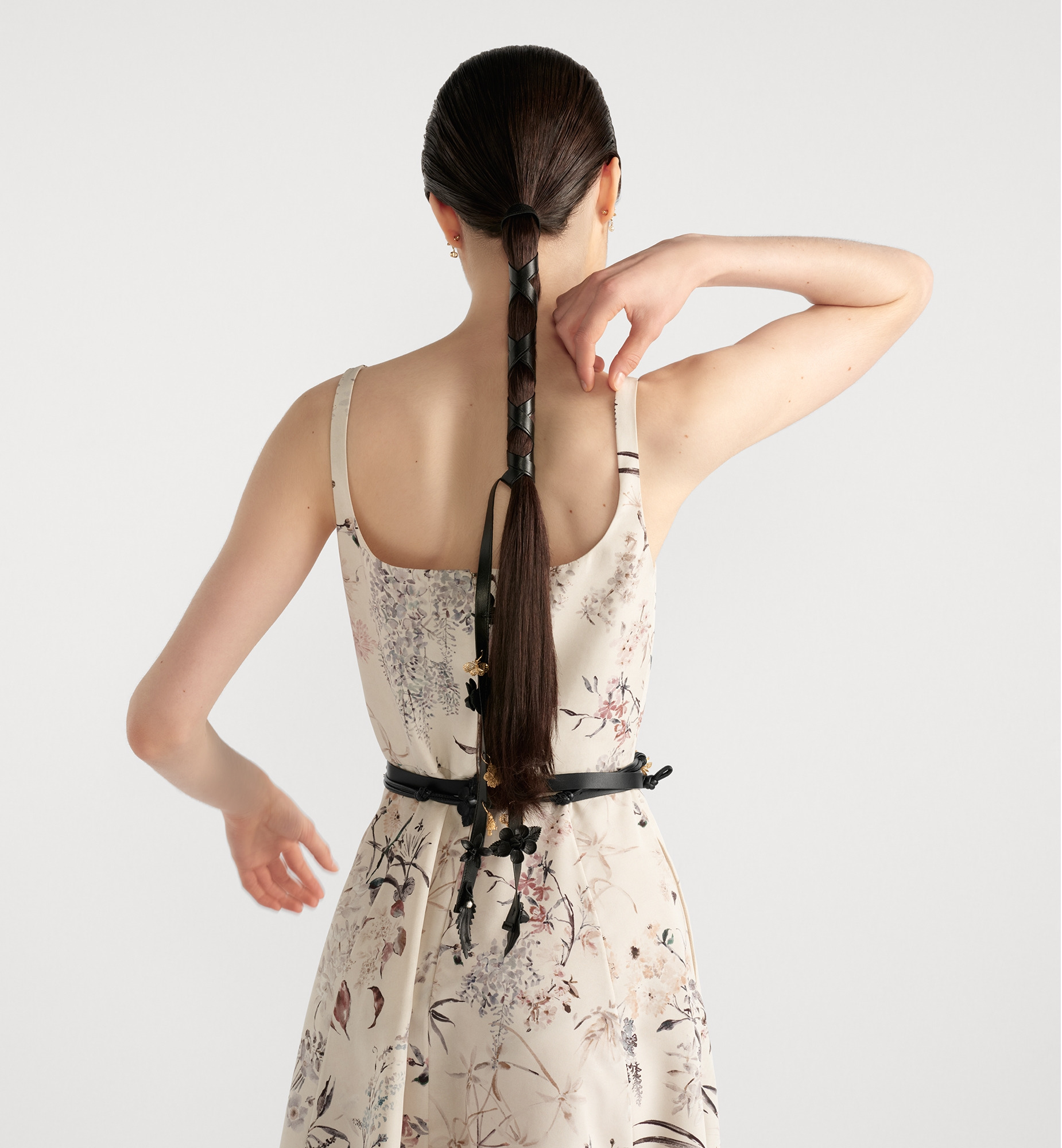 Mid-Length Belted Dress - 3
