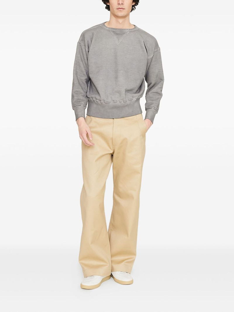 TAIGA TAKAHASHI garment-dyed sweatshirt outlook