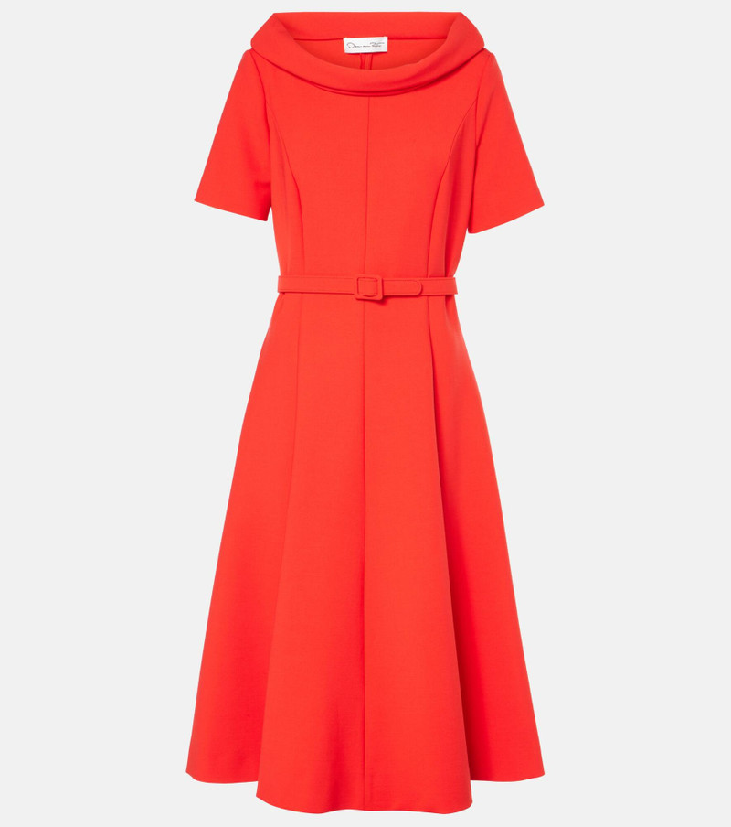 oscar midi dress orange teatinz on LTK