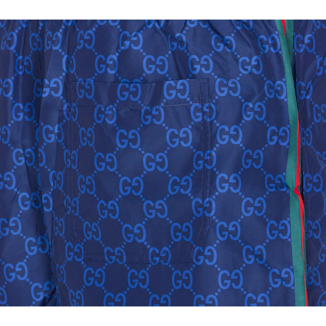 Gucci Men Nylon Gg Printed Swimwear - 2