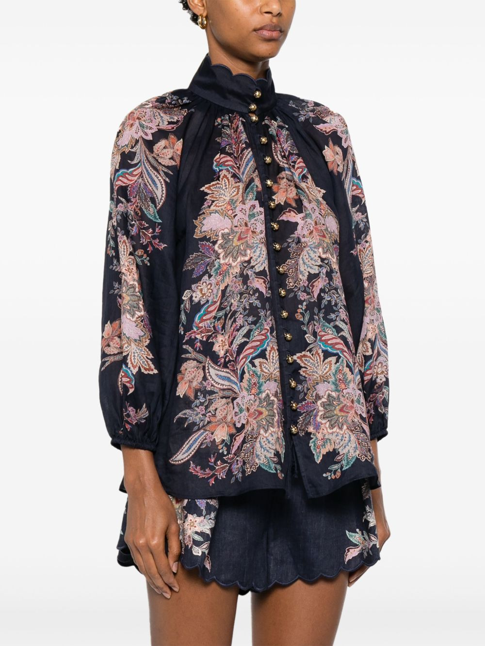 Zimmermann Rhiannon printed blouse - 5
