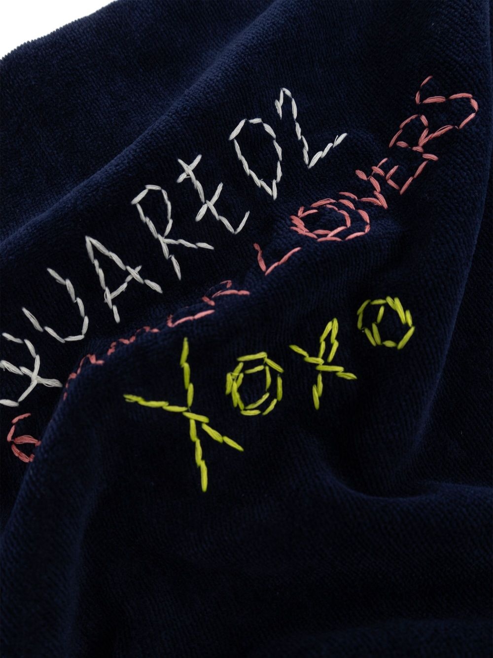 embroidered logo towel - 2