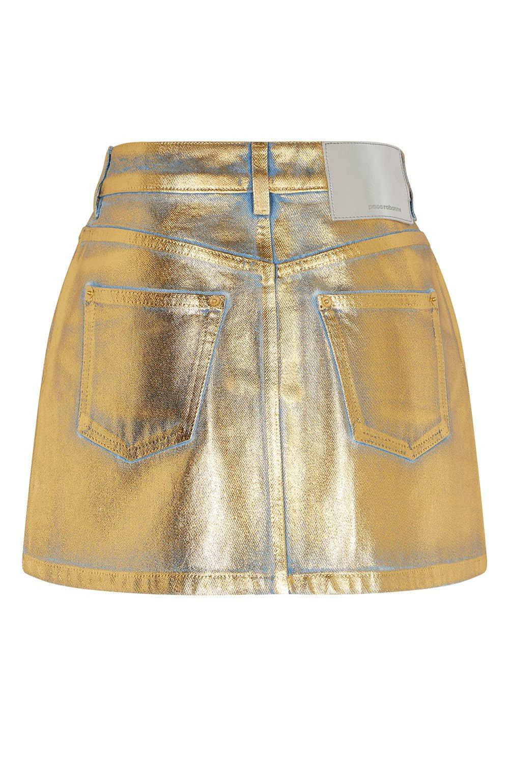 Mini Metallic Skirt - 4