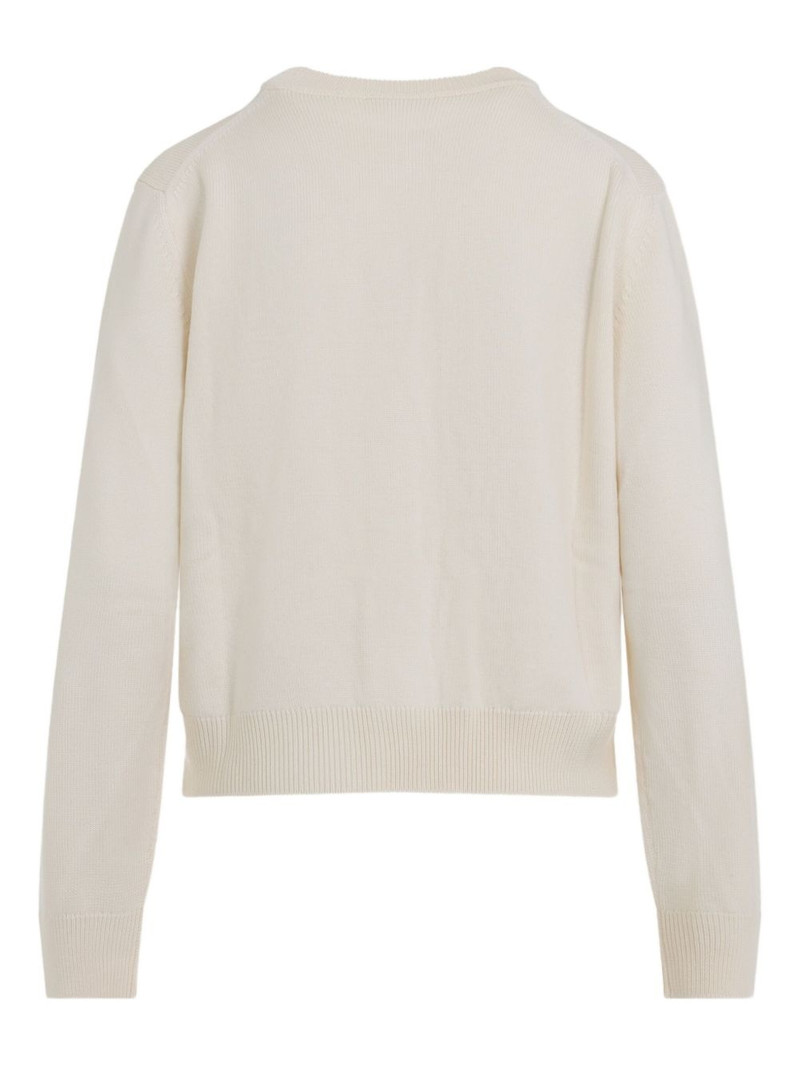 Jil Sander floral-embroidered cardigan outlook