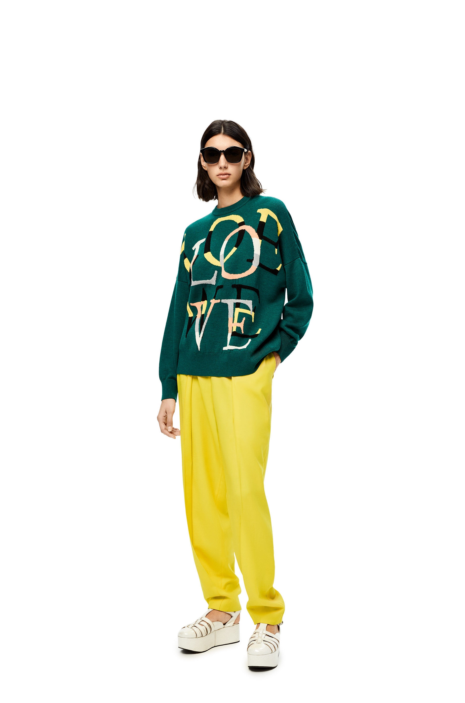 Pleated carrot trousers in wool - 2