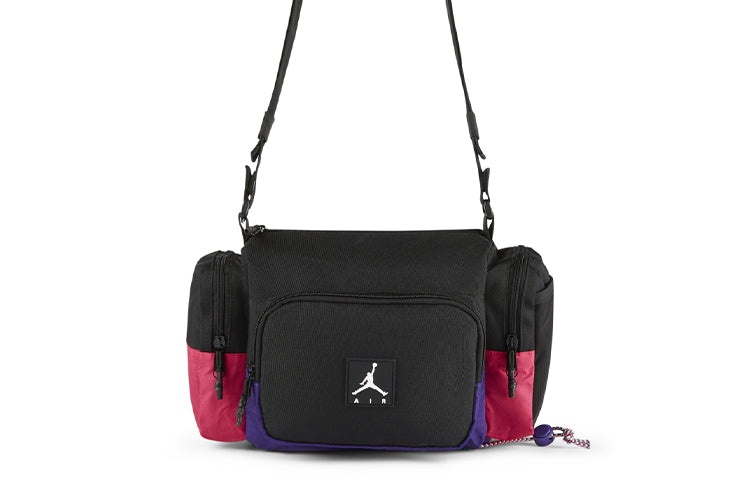Air Jordan Logo Crossbody Bag 'Black Red' DD3029-010 - 2