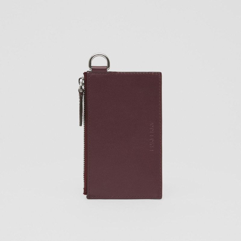 Letter Graphic Leather Card Case Lanyard 7