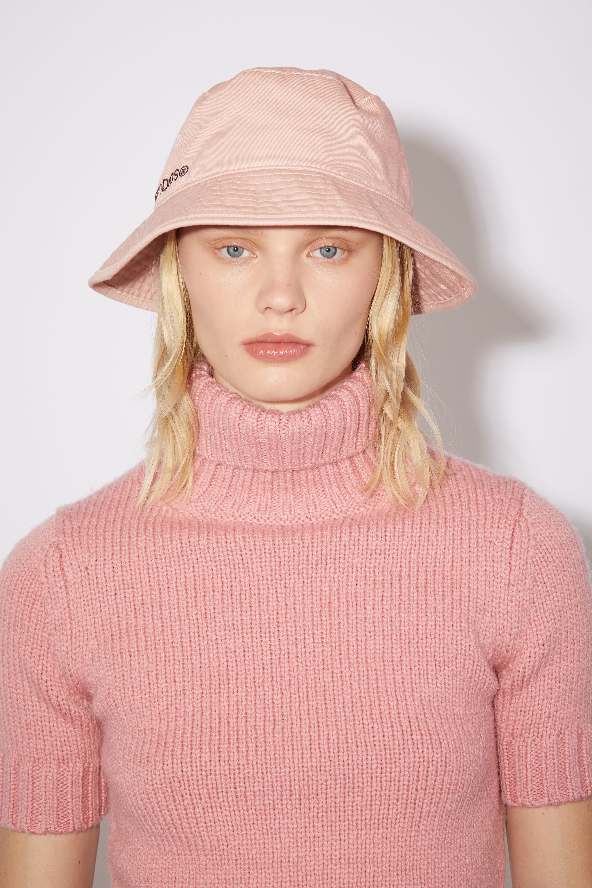 Twill bucket hat - Dusty pink - 3