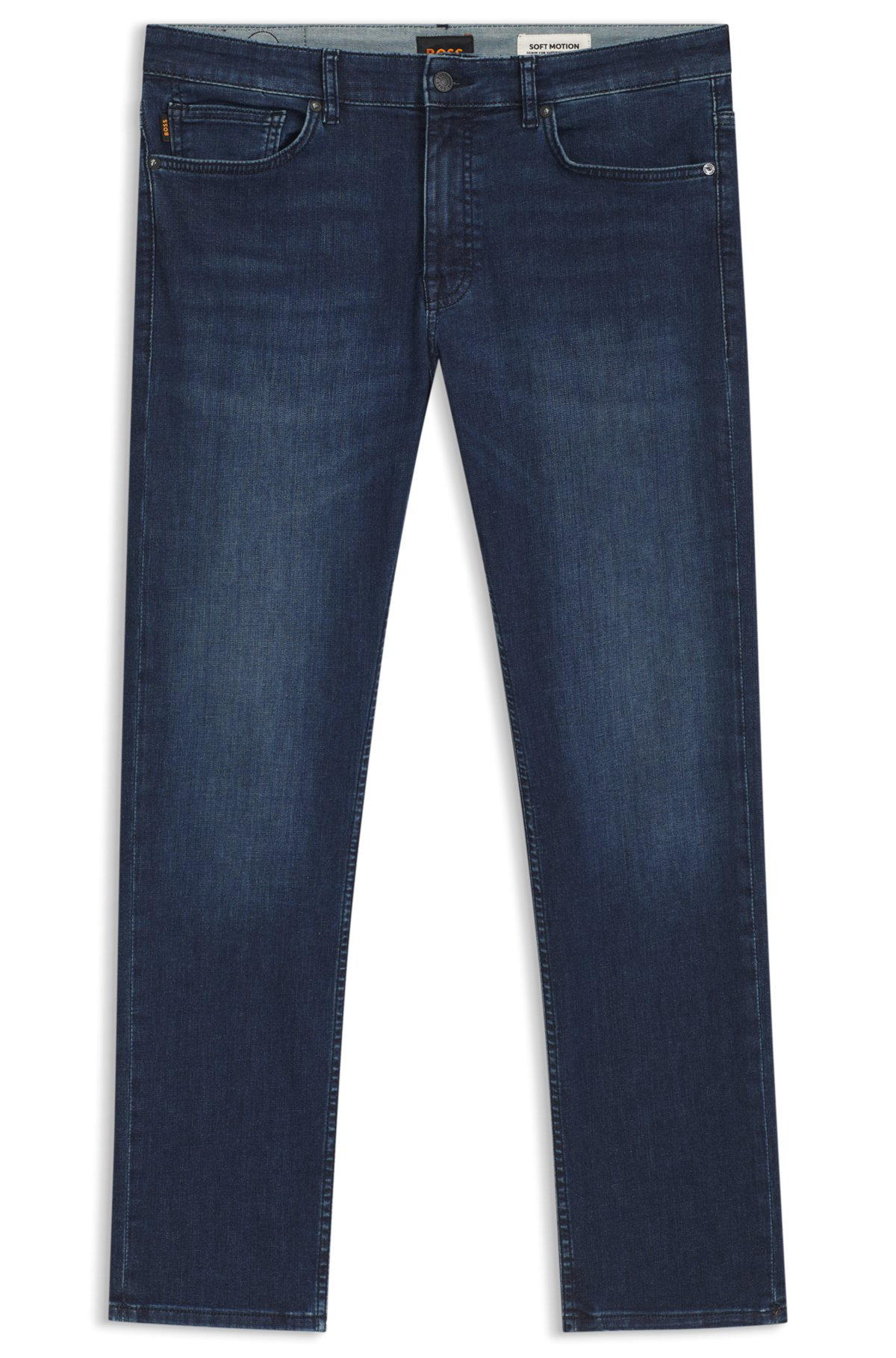 DELAWARE SLIM-FIT JEANS IN DARK-BLUE DENIM - 1