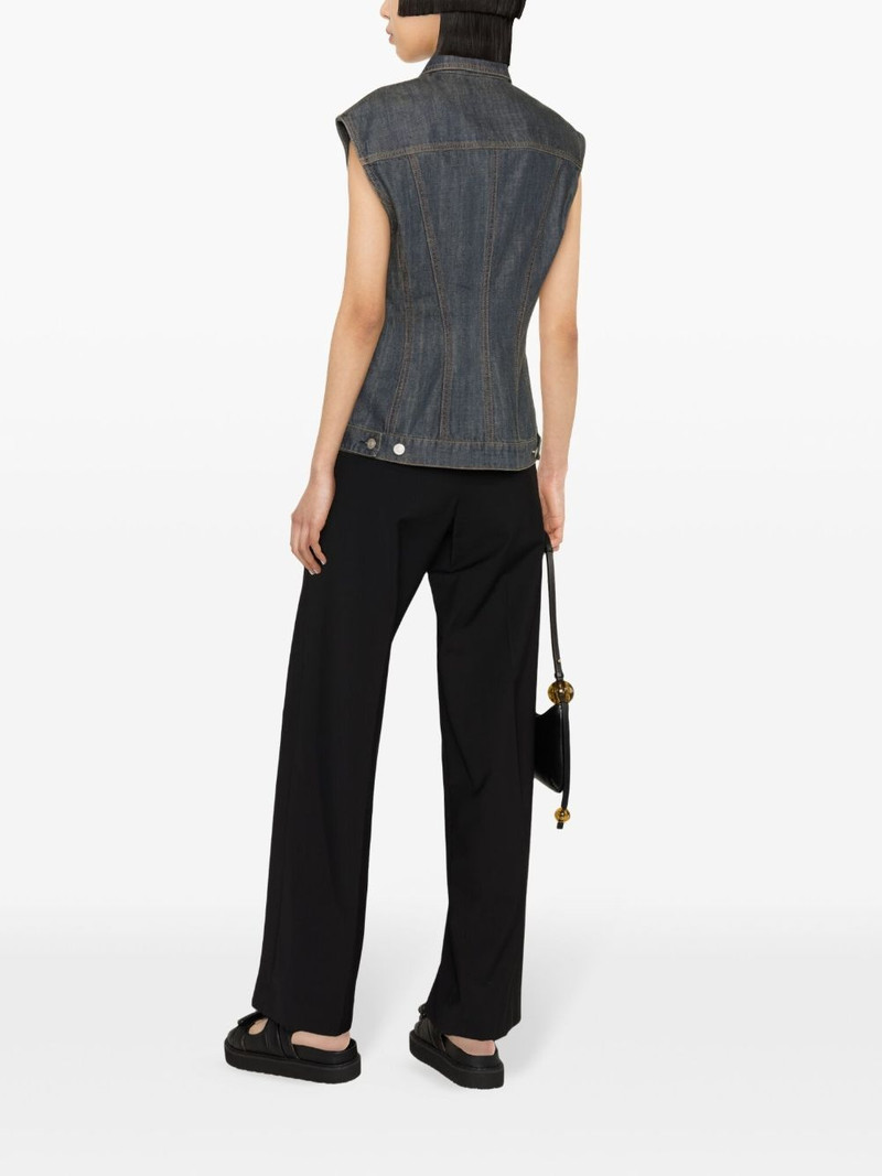 button-up denim gilet 3