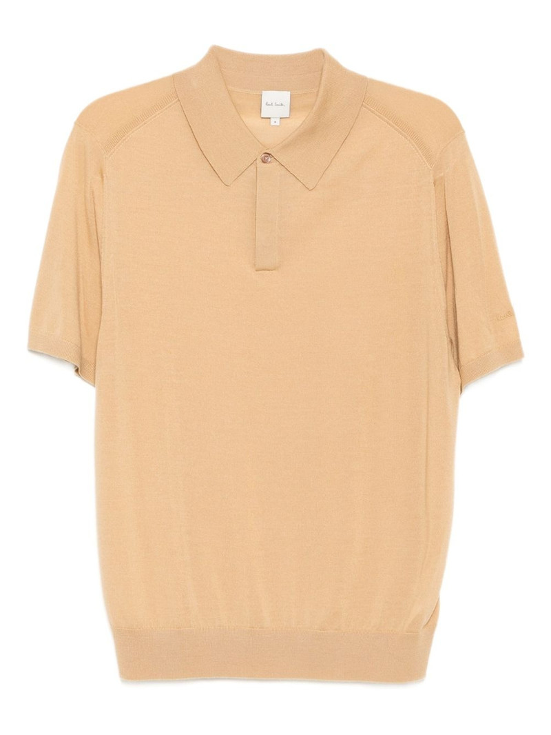 merino-wool short-sleeves polo shirt 1