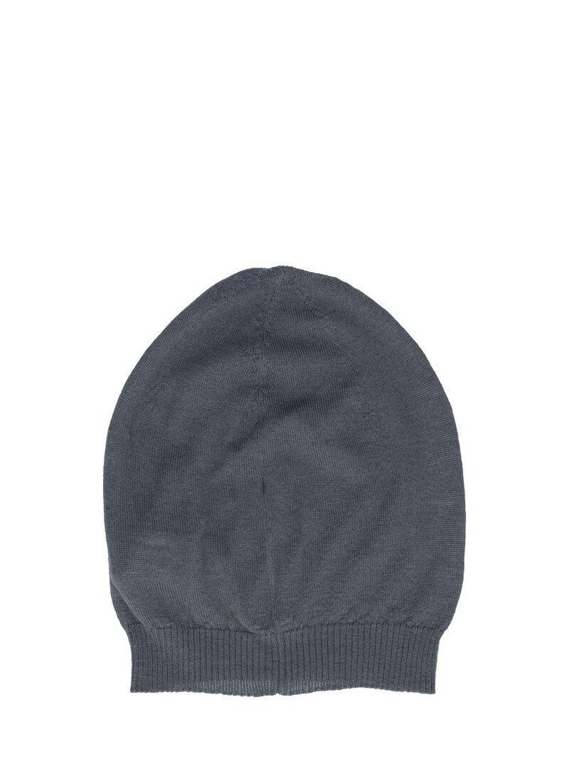 LIGHT SOFT WOOL KNIT BEANIE - 3