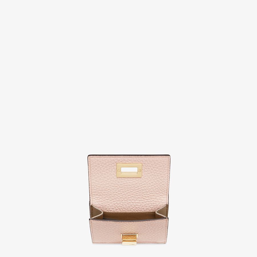 Pink leather wallet - 3