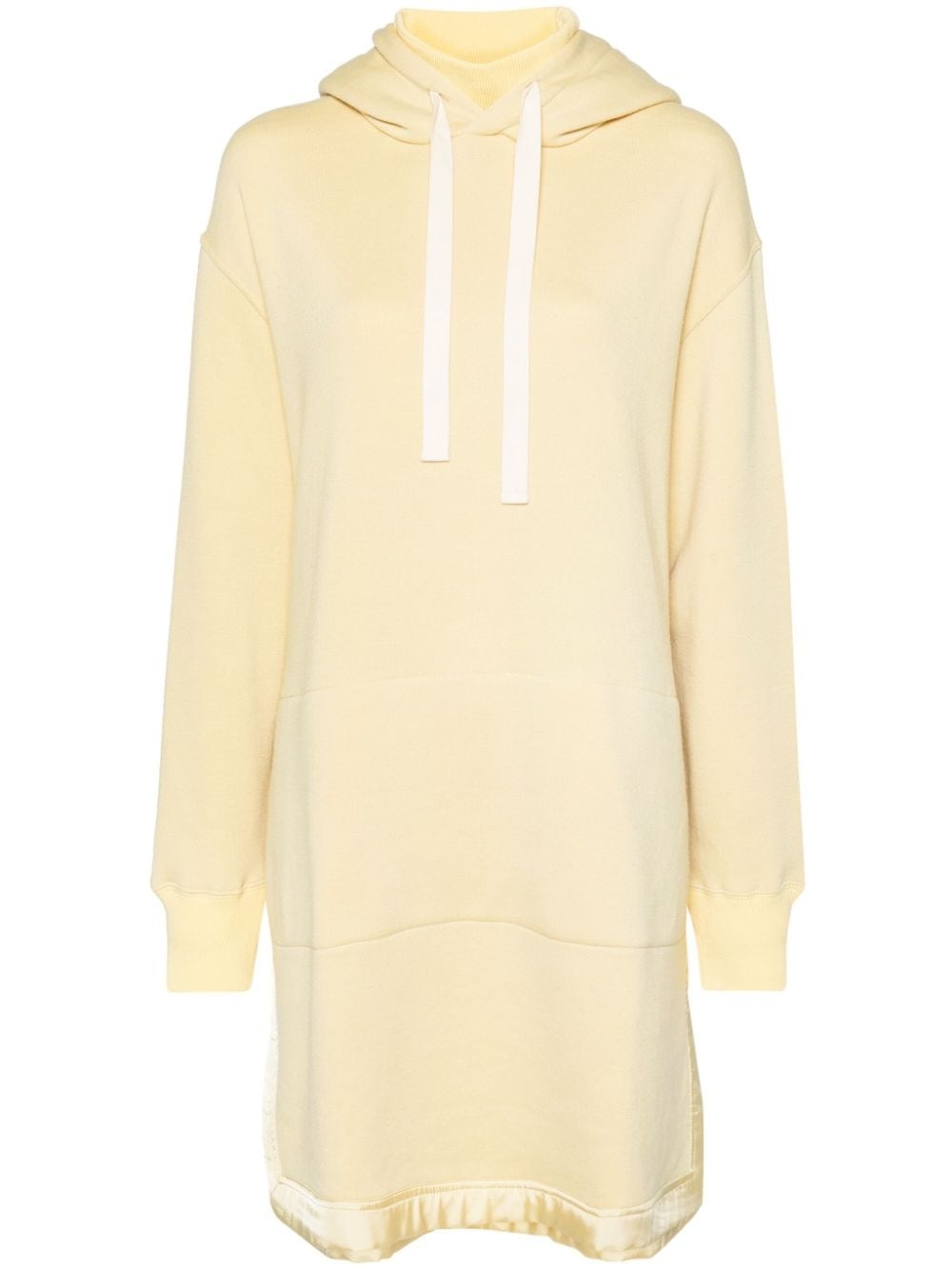 side-slits knitted hoodie - 1