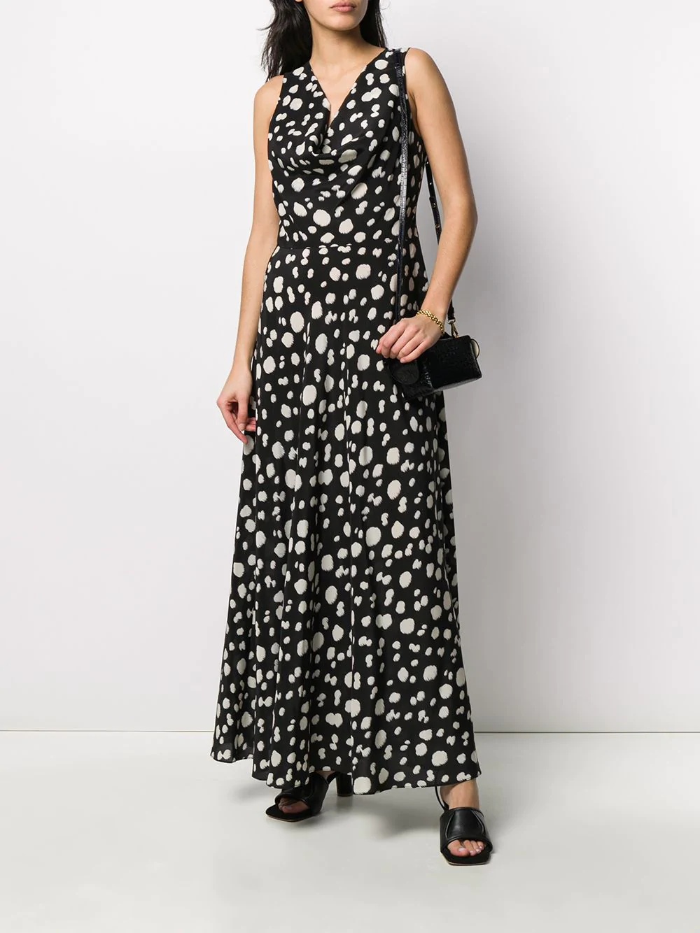 polka dot print dress - 2