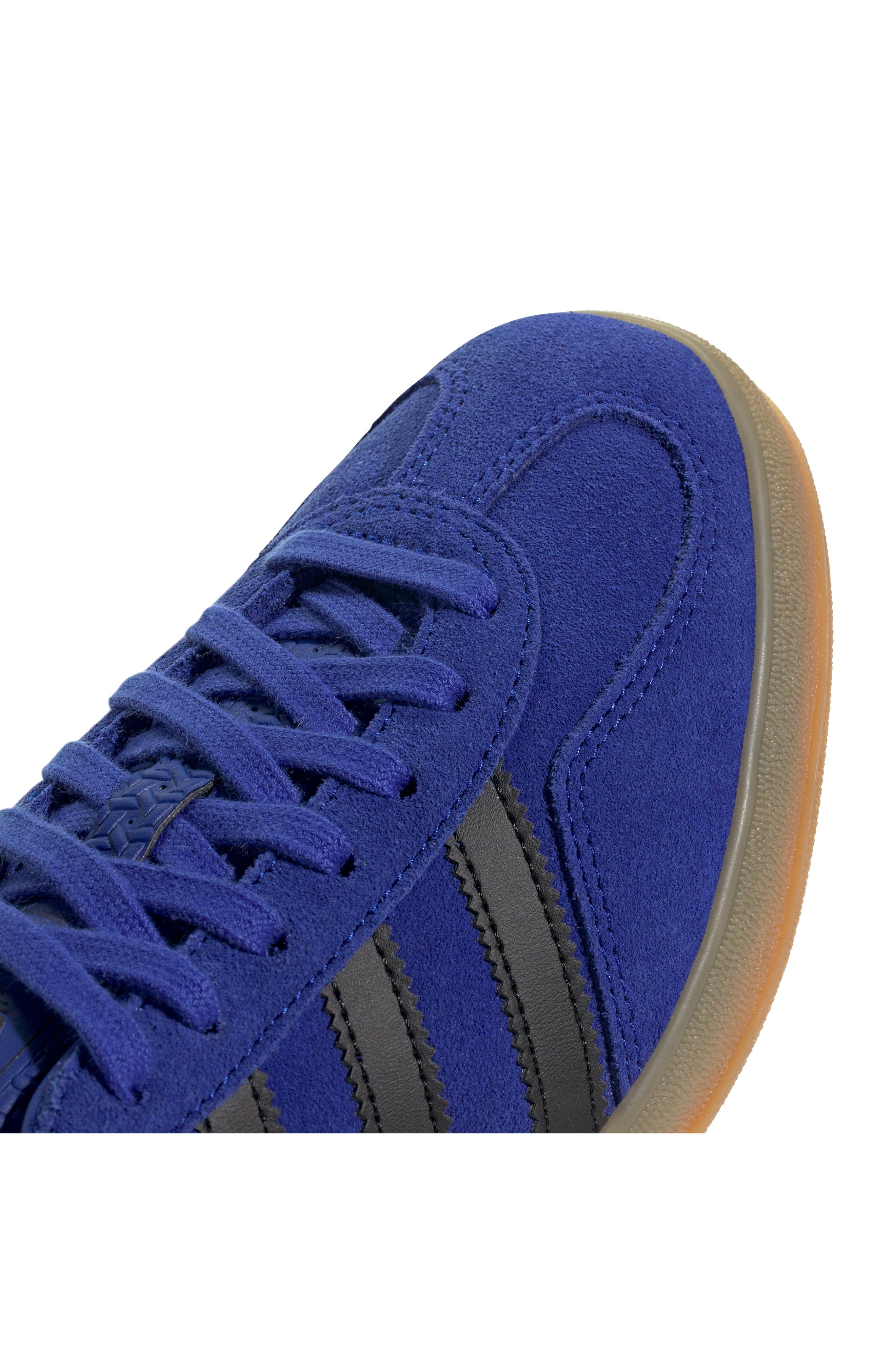 adidas Gazelle Indoor Sneaker in Lucid Blue/black/gold Metallic at Nordstrom - 9