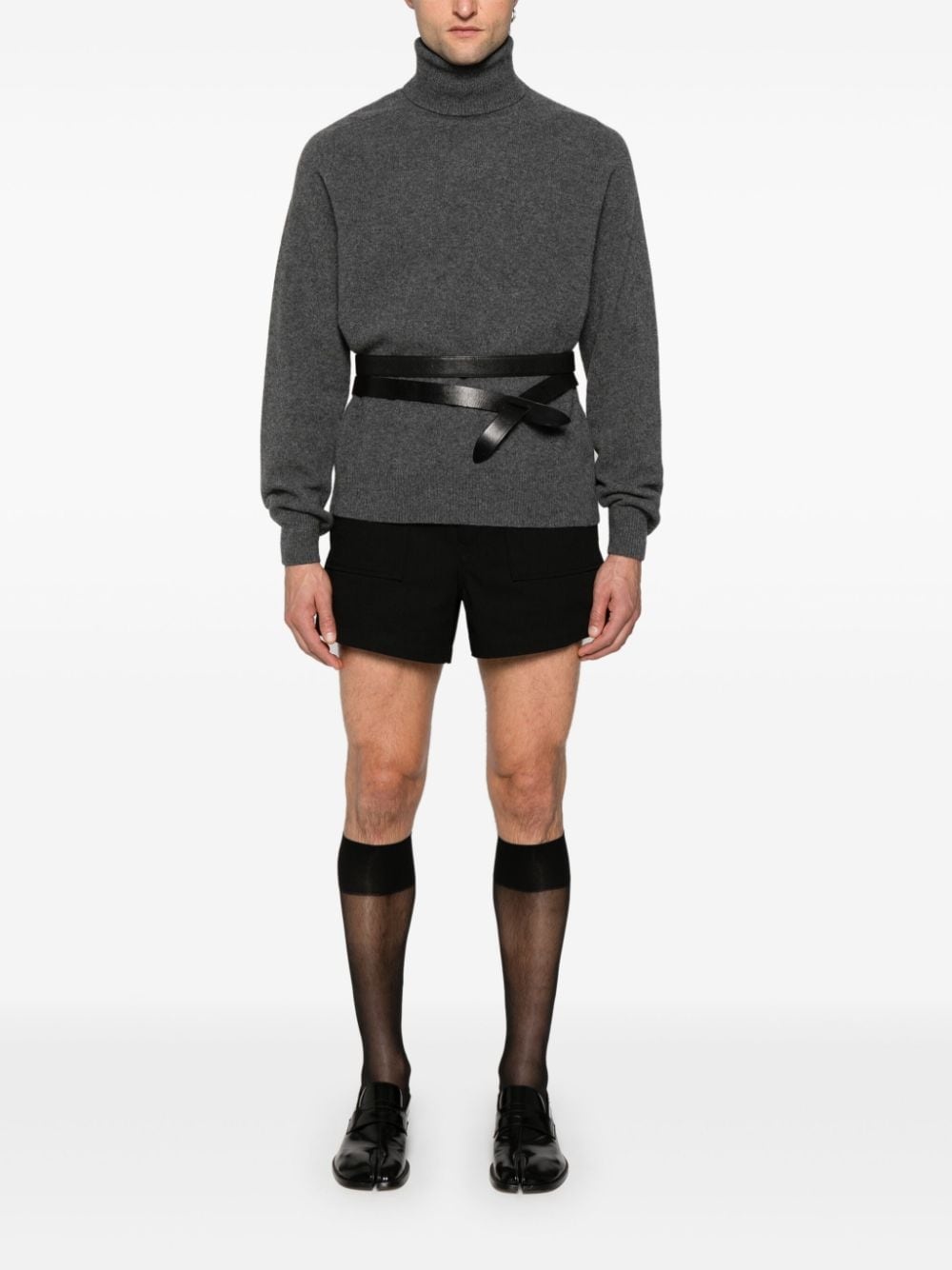 roll-neck wool jumper - 2