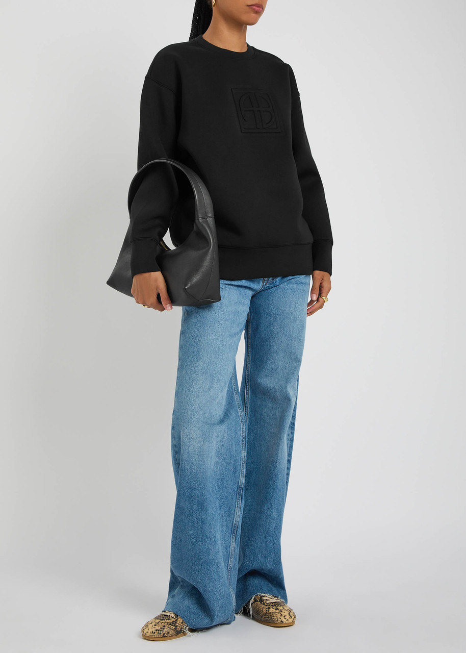 Anine Bing Alto Logo Neoprene Sweatshirt - 4