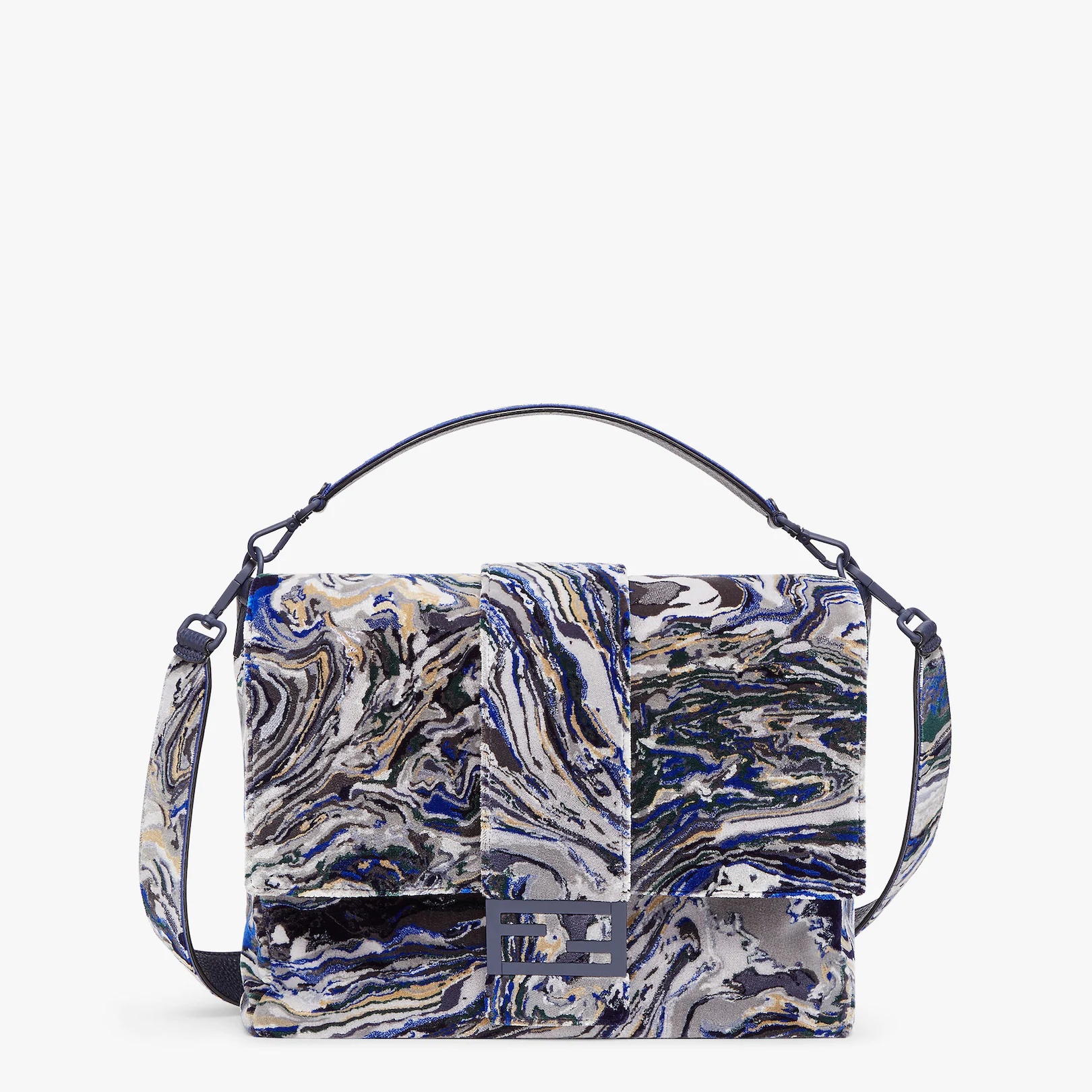 Bag with marble-effect embroidery - 1
