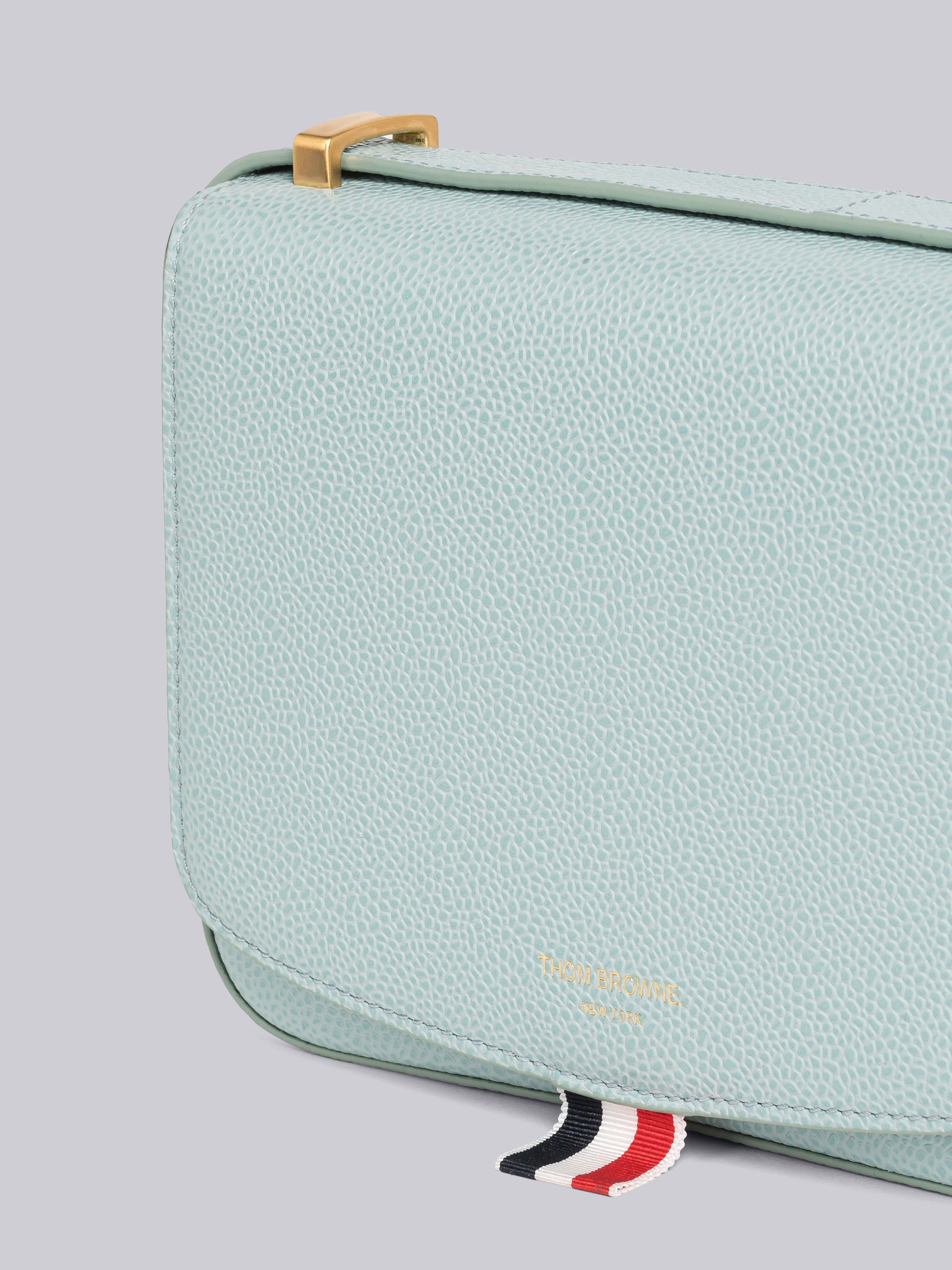 Pebble Grain Leather Mini Saddle Bag 2
